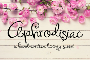 Aphrodisiac: The Intriguing Charm of a Loopy Script Font
