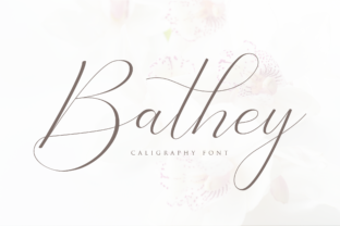 Bathey: A Modern Calligraphy Typeface That Brings Elegance to Every Project