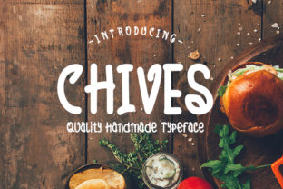 Chives: A Hand-Lettered Typeface for Tasty Designs