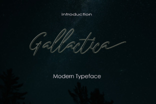 Gallactica: A Modern Typographic Marvel