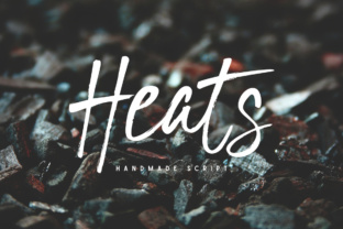 Heats: The Hand-Brushed Script That Makes Your Designs Pop