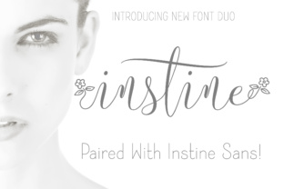 Instine: Elegant Calligraphy for Modern Design Projects