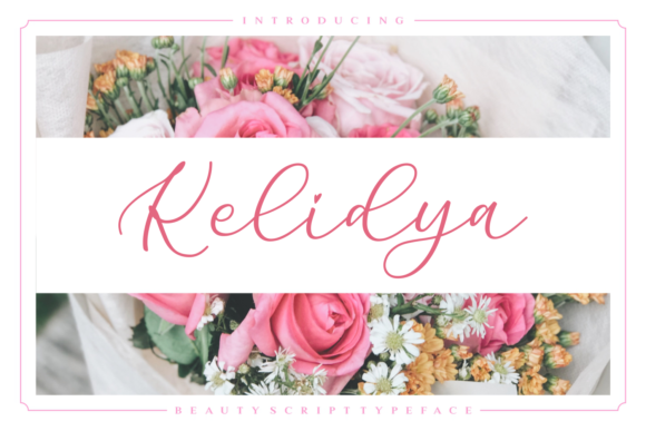Kelidya: The Elegant Script Typeface for Fashion and Lifestyle Brands