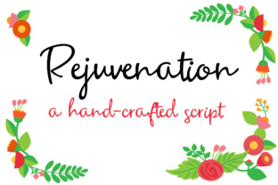 Rejuvenation Script: Casual Typography for Modern Design