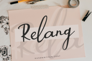 Relang: A Handmade Calligraphy Script for Modern Design