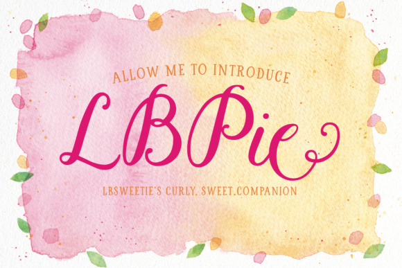 The Artful Touch of LBPie: A Connected Script for Creative Expression