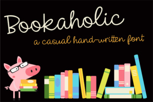 The ZP Bookaholic Font: Casual Fun in Cursive