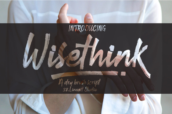 Wisethink: The Hard Brush Script for Authentic Design
